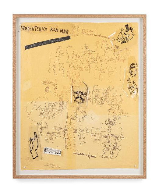 Siri Derkert, ‘Studenterna kommer (skiss till Sverigeväggen)’, 1967-68, Andréhn-Schiptjenko