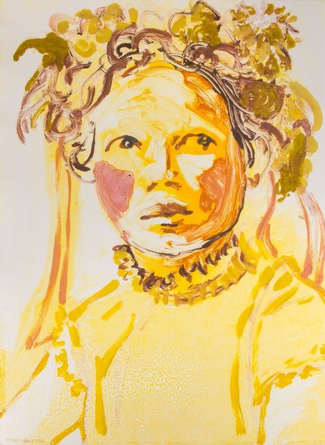 Claire Tabouret, ‘Makeup (Ribbons)’, 2016, John Wolf Art Advisory & Brokerage