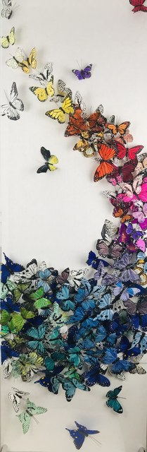 Juan Carlos Collada, ‘Kaleidoscope’, 2021, Mixed Media, Hand Painted Butterflies, Whistler Contemporary