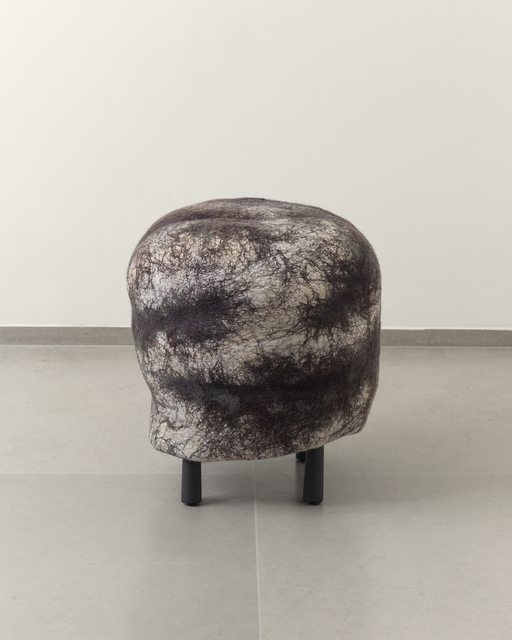 Ayala Serfaty, ‘Shah Stool’, 2014, Design/Decorative Art, Handcrafted wool and silk felt, metal base, Maison Gerard