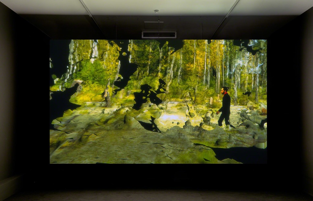Installationshot Broersen & Lukács of 'Forest on Location' @ Art Rotterdam Projections, photo Gert J. v. Rooij Installationshot Broersen & Lukács of 'Forest on Location' @ Art Rotterdam Projections, photo Gert J. v. Rooij