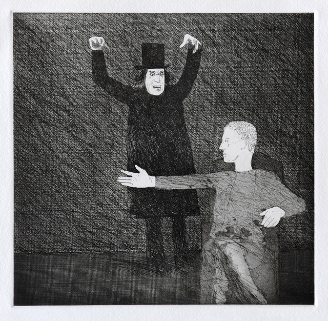David Hockney, ‘Inside the Castle’, 1969, Print, Etching and aquatint, Goldmark Gallery