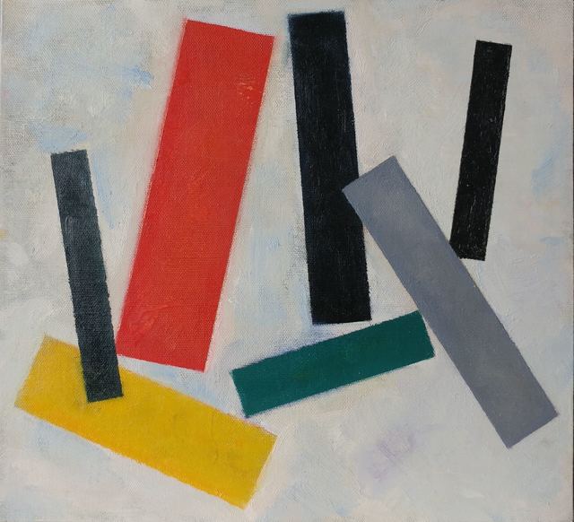 Enn Erisalu, ‘Floating Forms 7’, 1985, Painting, Acrylic on canvas board, Gallery Jones
