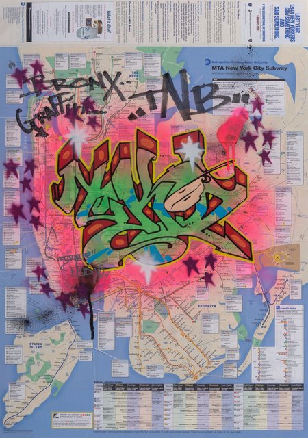 NYC GRAFFITI SUBWAY MAP