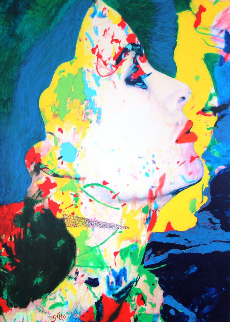 James Gill | "Grace Profile" | Acrylic on Canvas | 40.4 x 29.1 inches James Gill | "Grace Profile" | Acrylic on Canvas | 40.4 x 29.1 inches