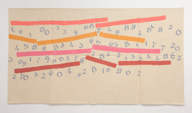 Giorgio Griffa, ‘Canone Aureo 902’, 2014, Casey Kaplan