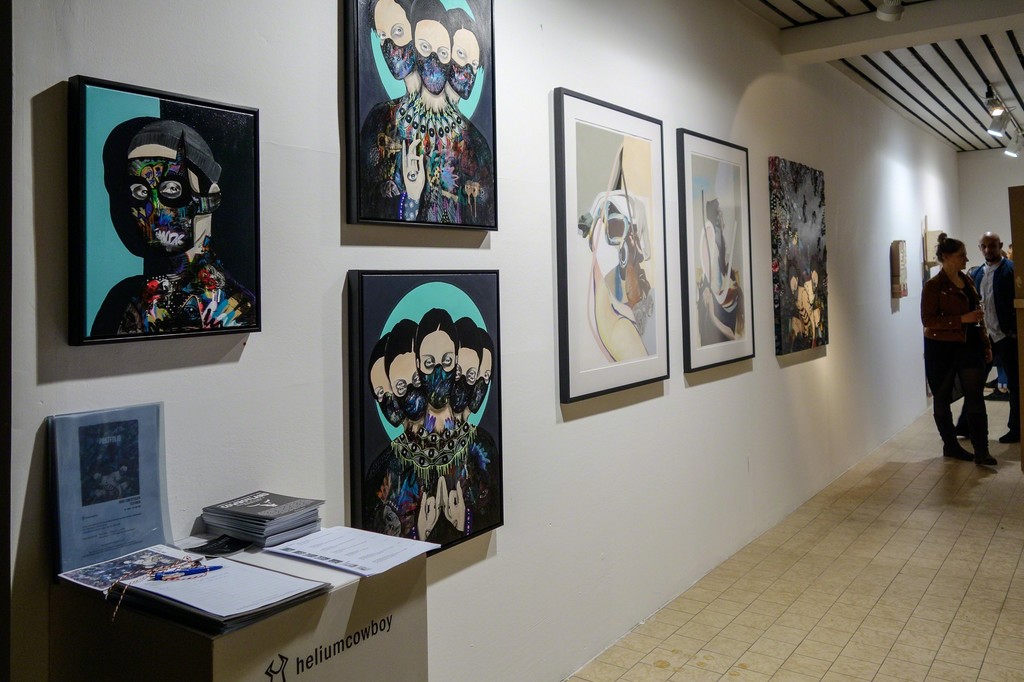 Installation view featuring work of Rune Christensen and Jaybo Monk. Installation view featuring work of Rune Christensen and Jaybo Monk.