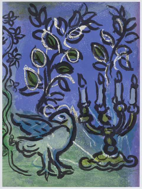 Marc Chagall, ‘The Candlestick’, 1962, Print, Original Lithograph, Inviere Gallery