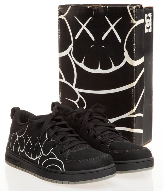 KAWS X DC Shoes | Chum Sneakers (Black 