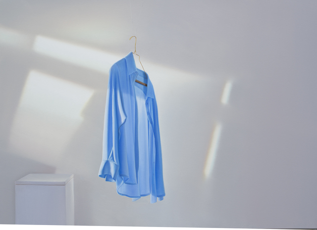 Edite Grinberga, ‘Blaues Hemd mit Spiegelung II’, 2016, Painting, Oil on canvas, Galerie Barbara von Stechow