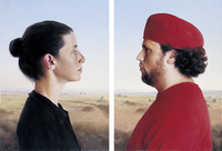 David Nipo, ‘Double Portrait of Anat & Shay after Pierro de la Francesca’, 2007, Contemporary by Golconda
