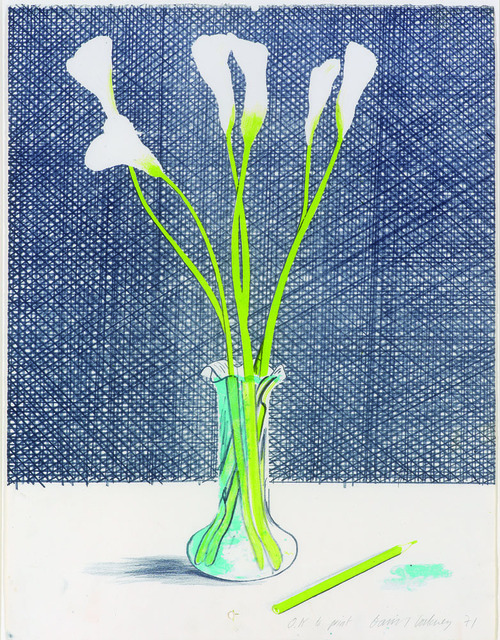 David Hockney, ‘Lillies’, 1971, Osborne Samuel