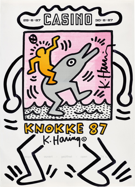 Keith Haring, ‘KNOKKE Casino Poster’, 1987, Phillips
