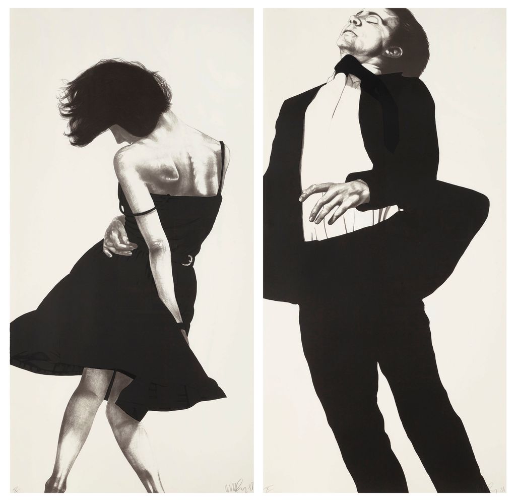 Robert Longo - Meryl and Jonathan, from Men in the Cities