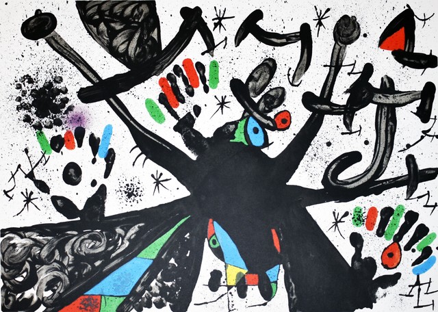 Joan Miró, ‘Homentage a Joan Prats’, 1971, Georgetown Frame Shoppe