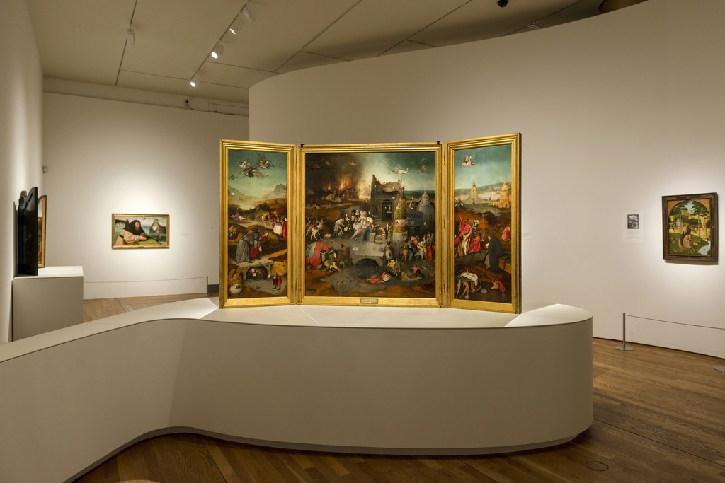 Installation view of "Bosch. The 5th Centenary Exhibition" at Museo Nacional del Prado, Madrid (2016) © Museo Nacional del Prado Installation view of "Bosch. The 5th Centenary Exhibition" at Museo Nacional del Prado, Madrid (2016) © Museo Nacional del Prado