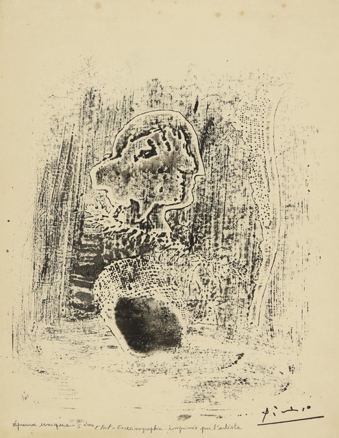 Pablo Picasso, ‘Tête avec plume et tarlatane (Ba. 572 bis)’, 1932, Sotheby's
