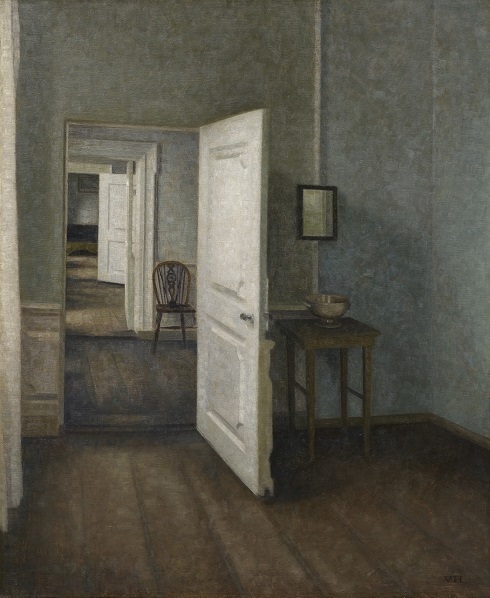 Vilhelm Hammershøi, ‘Interior. "The Four Rooms"’, 1914, Ordrupgaard