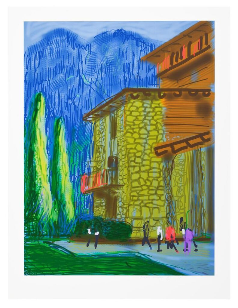 David Hockney - Untitled No. 1, from The Yosemite Suite