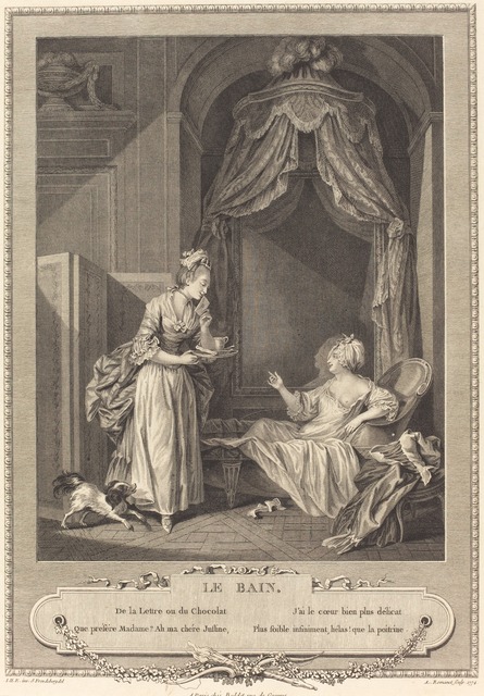 Antoine Louis Romanet, ‘Le bain’, 1774, National Gallery of Art, Washington, D.C.