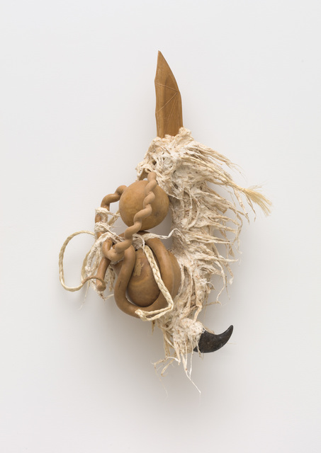 Guadalupe Maravilla, ‘Ancestral Stomach 4’, 2021, Sculpture, Dried gourd with mixed media, P.P.O.W