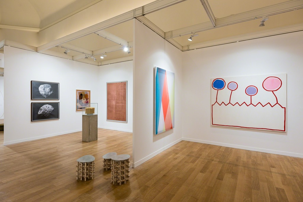 Valentin @ FIAC 2018, Grand Palais, Paris (FR).
Booth 1F15 with:
Cécile Bart, Eric Baudart, Jean-Baptiste Bernadet, Border Lab (Arthur Gaston-Dreyfus & Nils Montigny), Folkert de Jong, Stephen Felton, Nicolas Moulin & David Renggli.
© Photo: Grégory Copitet / Courtesy of the artists and Valentin, Paris. Valentin @ FIAC 2018, Grand Palais, Paris (FR).
Booth 1F15 with:
Cécile Bart, Eric Baudart, Jean-Baptiste Bernadet, Border Lab (Arthur Gaston-Dreyfus & Nils Montigny), Folkert de Jong, Stephen Felton, Nicolas Moulin & David Renggli.
© Photo: Grégory Copitet / Courtesy of the artists and Valentin, Paris.