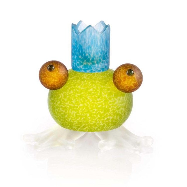 Borowski Glass, ‘Frosch/Frog Candleholder: 24-01-56 in Lime Green’, 2018, Art Leaders Gallery