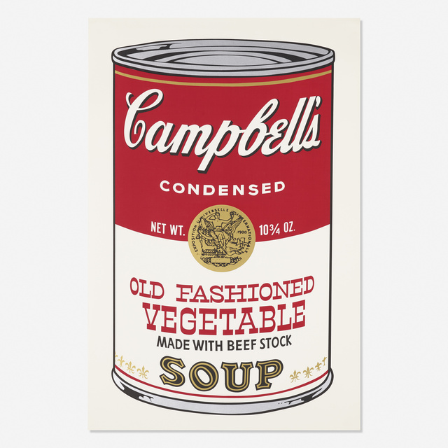 Andy Warhol, ‘Old Fashioned Vegetable from Campbell's Soup II’, 1969, Print, Screenprint in colors, Rago/Wright