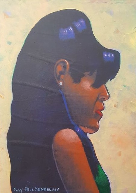 Ray-Mel Cornelius, ‘Human Being 2/30’, 2018, Painting, Acrylic on panel, Ro2 Art