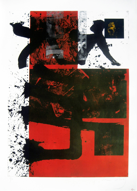 Jamal Abdul Rahim, ‘Black & Red’, 2013, Print, Etching on Paper, Orient Gallery