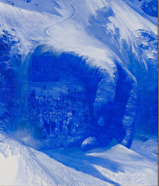 Mark Tansey, ‘Invisible Hand’, 2011, Painting, Oil on canvas, Gagosian