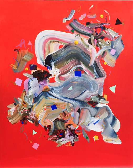 Janna Watson, ‘Fly Horsie!’, 2021, Painting, Mixed media on panel, Bau-Xi Gallery