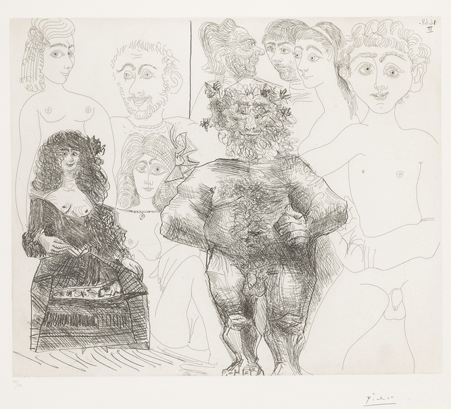 Pablo Picasso, ‘Sexe à l'ancienne et à la moderne (B. 1631; Ba. 1615)’, 1968, Print, Etching, Sotheby's