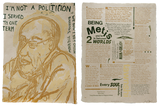 Daniel Heyman, ‘In Our Own Words: Native Impressions: We Don't Buy Green Bananas’, 2015-2016, Cade Tompkins Projects