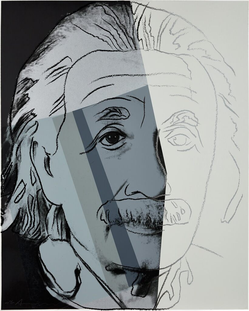 Andy Warhol - Albert Einstein, from Ten Portraits of Jews of the Twentieth Century (F. & S. 229)