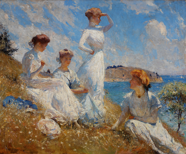 Frank Weston Benson, ‘Summer’, 1909, Painting, Oil on canvas, RISD Museum