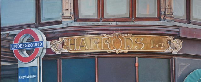 Carlos Marijuan, ‘Harrods’, Painting, Oil on linen, Plus One Gallery