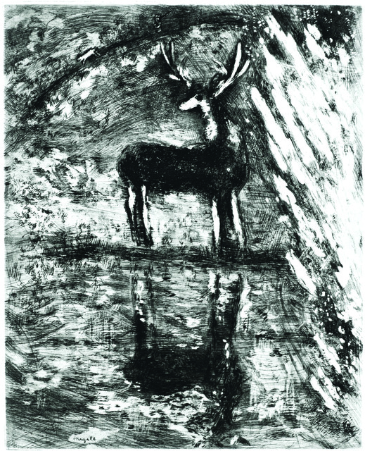 Marc Chagall, ‘Le Cerf se Voyant dans L'Eau’, 1952, Wallector