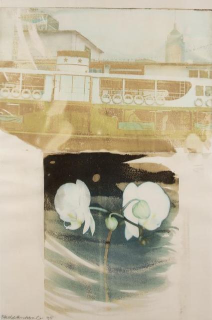 Robert Rauschenberg, ‘Slipper 2 (Waterworks)’, 1995, Evelyn Aimis Fine Art