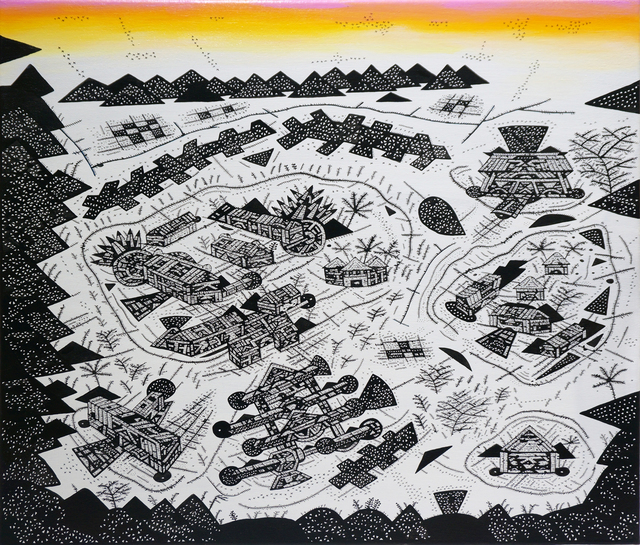 Shu-Kai Lin, ‘Balcony City Civilization-The legendary series No.8’, 2016, Der-Horng Art Gallery