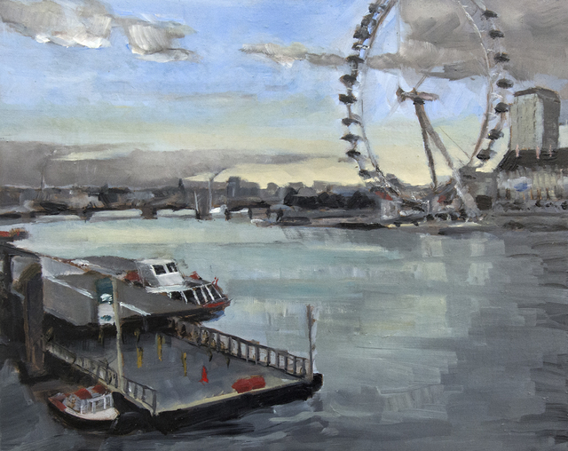 Simon Andrew, ‘Thames with the Eye’, 2018, Oeno Gallery