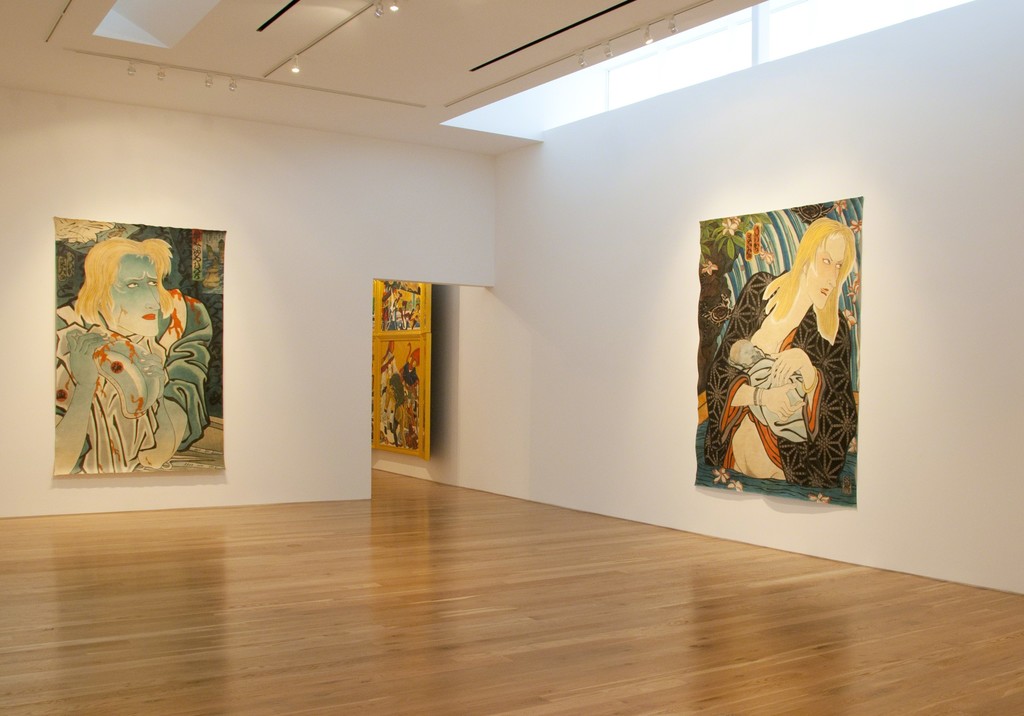 Installation view of Masami Teraoka, "The Cloisters Last Supper," 2012 Installation view of Masami Teraoka, "The Cloisters Last Supper," 2012