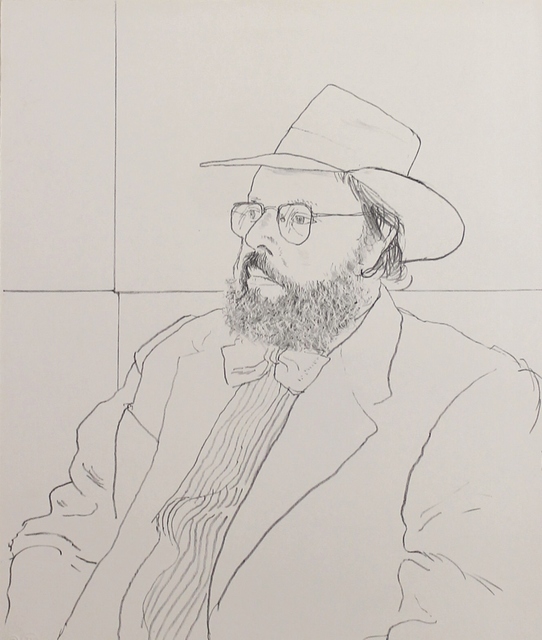 David Hockney, ‘Henry Geldzahler with hat’, 1976, Castlegate House Gallery