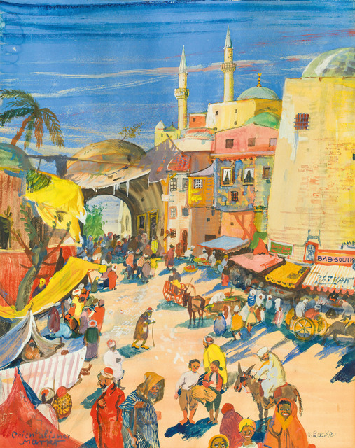 Oskar Laske, ‘Oriental Market’, 1913, Galerie Kovacek & Zetter