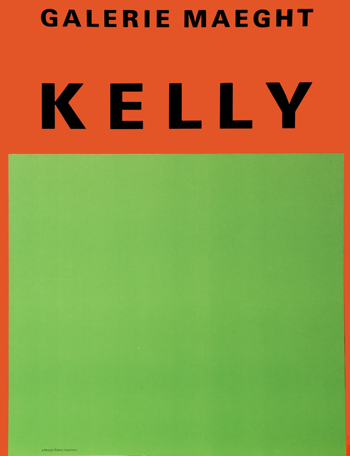 Ellsworth Kelly, ‘Exhibition at Galerie Maeght’, ca. 1965, Ephemera or Merchandise, Lithograph, RoGallery