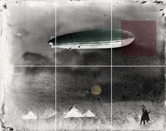 Patricia Lagarde, ‘Dirigible #7’, 2015, Print, Archival Pigment Print and Screenprint on paper, Anémona Editores