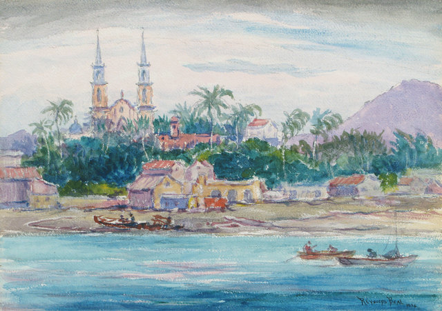 Reynolds Beal, ‘Cathedral of the Immaculate Conception, Mazatlan, Mexico’, 1936, Vose Galleries