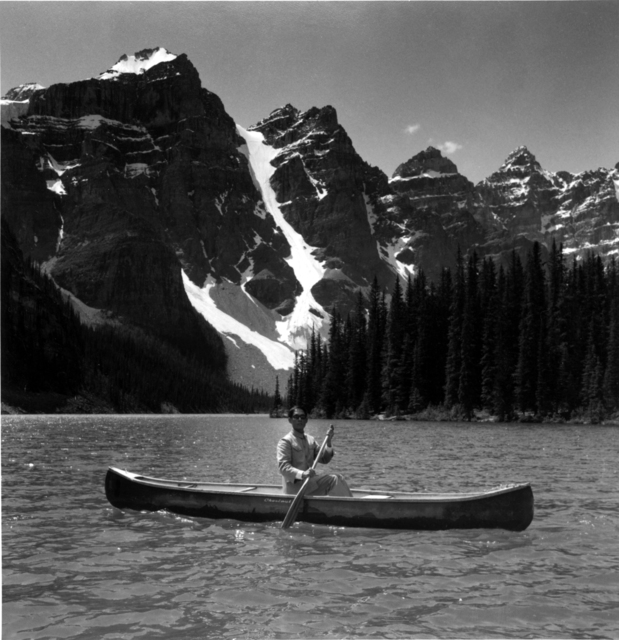 Tseng Kwong Chi, ‘Lake Moraine, Canada (Canoe Mountain, Alberta)’, 1986, Ben Brown Fine Arts
