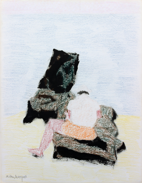 Milton Avery, ‘Sitting on Rocks at Water's Edge’, 1957, Addison Rowe Gallery
