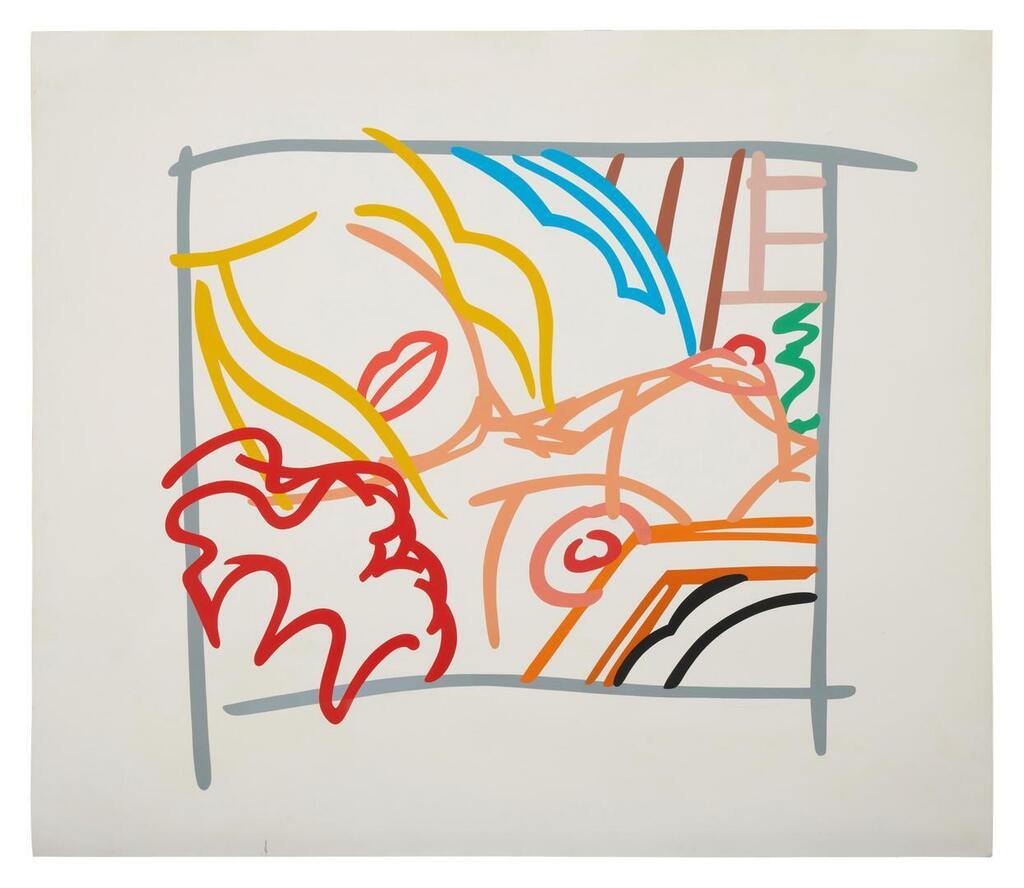 Tom Wesselman - Bedroom Blonde Doodle with Photo